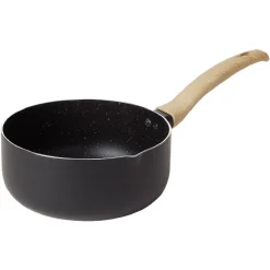Gifi Cuisson^Casserole antiadhérente poignée soft touch beige et noir Ø20cm