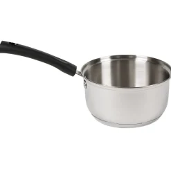 Gifi Cuisson^Casserole antiadhésive inox poignée bakélite noire