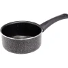 Gifi Cuisson^Casserole effet pierre antiadhérente noir Ø16xH7,5cm