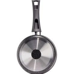 Gifi Cuisson^Casserole effet pierre antiadhérente noir Ø16xH7,5cm