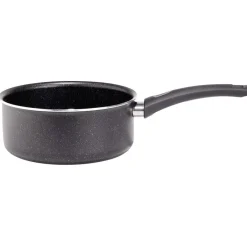 Gifi Cuisson^Casserole effet pierre antiadhérente noir Ø18xH7,5cm
