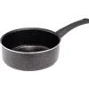 Gifi Cuisson^Casserole effet pierre antiadhérente noir Ø20xH7,5cm