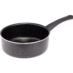 Gifi Cuisson^Casserole effet pierre antiadhérente noir Ø20xH7,5cm