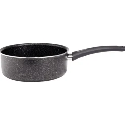 Gifi Cuisson^Casserole effet pierre antiadhérente noir Ø20xH7,5cm