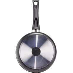 Gifi Cuisson^Casserole effet pierre antiadhérente noir Ø20xH7,5cm
