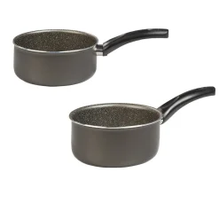 Gifi Cuisson^Casserole effet pierre noire x2