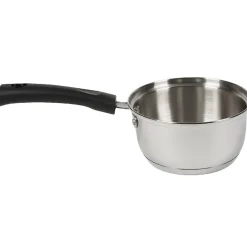 Gifi Cuisson^Casserole inox avec poignée bakélite noir ø 18 cm