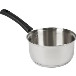 Gifi Cuisson^Casserole inox avec poignée bakélite noir ø 14 cm