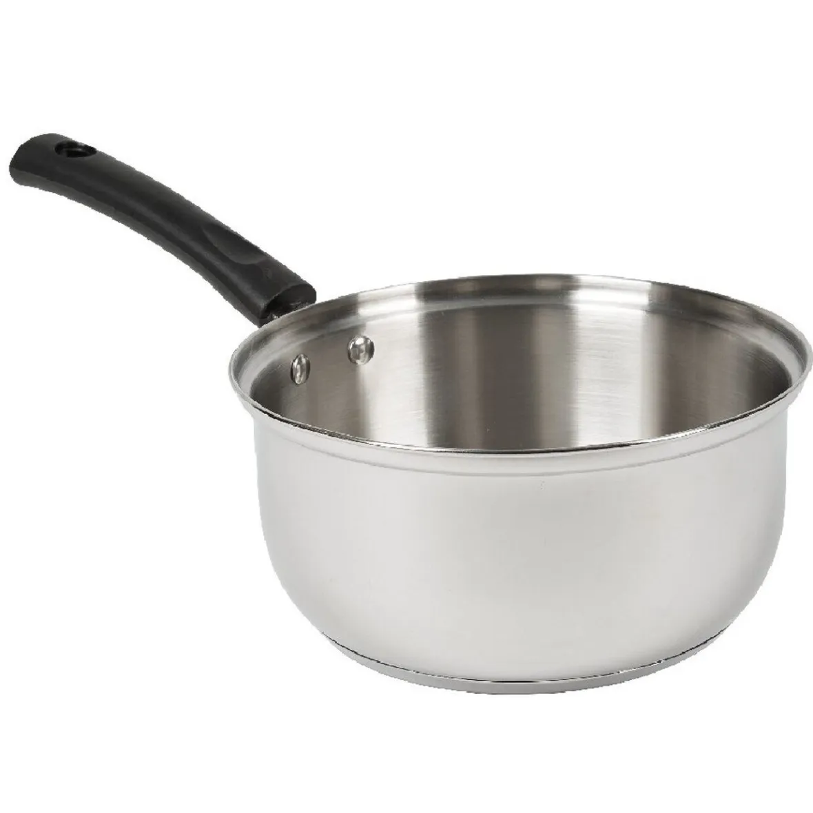 Gifi Cuisson^Casserole inox avec poignée bakélite noir ø 20 cm