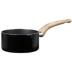 Gifi Cuisson^Casserole noire manche effet bois Ø 14