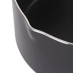 Gifi Cuisson^Casserole noire manche effet bois Ø 18