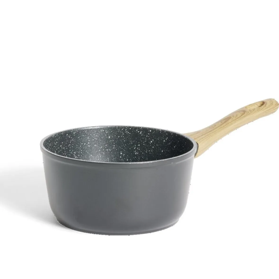 Gifi Cuisson^Casserole tous feux dont induction aluminium noir Ø18cm