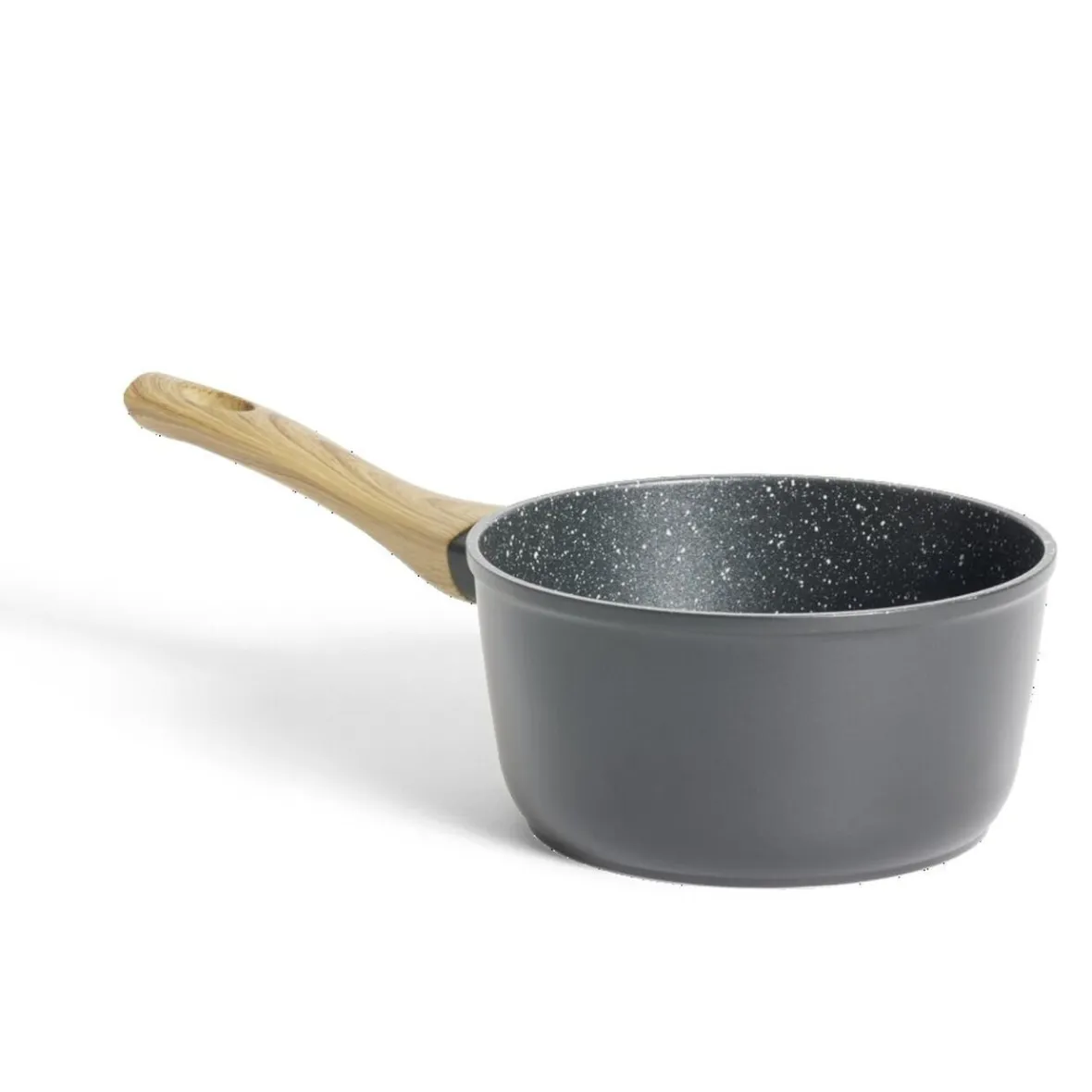 Gifi Cuisson^Casserole tous feux dont induction aluminium noir Ø18cm