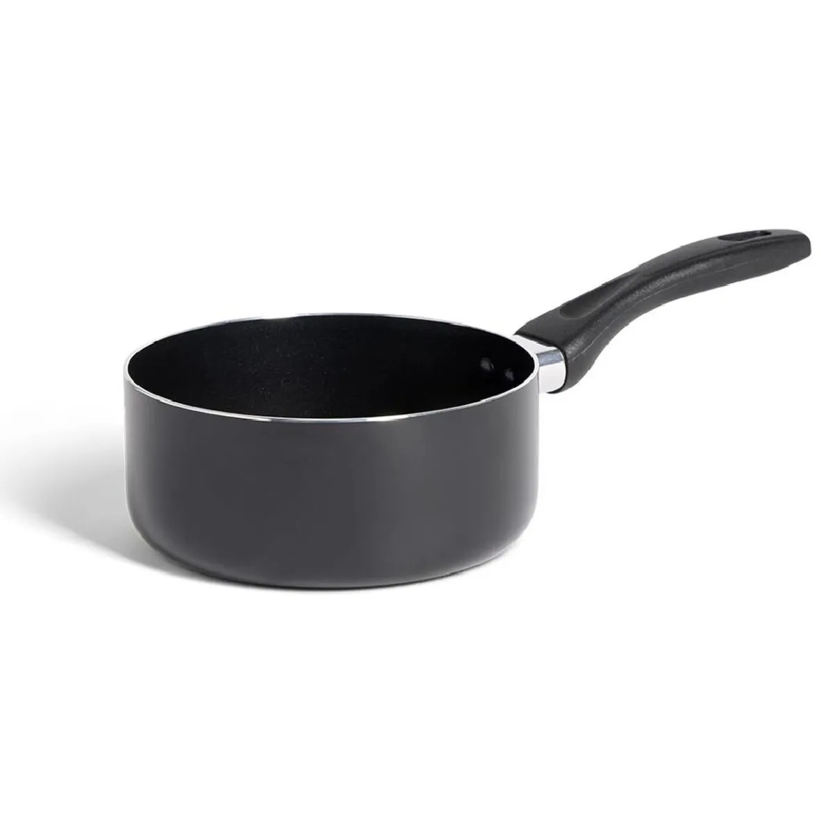 Gifi Cuisson^Casserole tous feux sauf induction aluminium noir Ø16cm