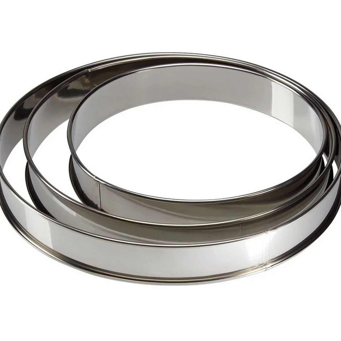Gifi Cuisson^Cercle à pâtisserie en inox x3