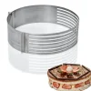 Gifi Cuisson^Cercle à pâtisserie extensible spécial génoise inox