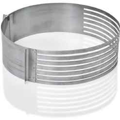 Gifi Cuisson^Cercle à pâtisserie extensible spécial génoise inox