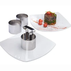 Gifi Cuisson^Cercle de présentation X3 et poussoir