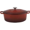 Gifi Cuisson^Cocotte en fonte rouge ø 28 cm