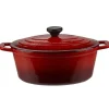 Gifi Cuisson^Cocotte fonte rouge et noir