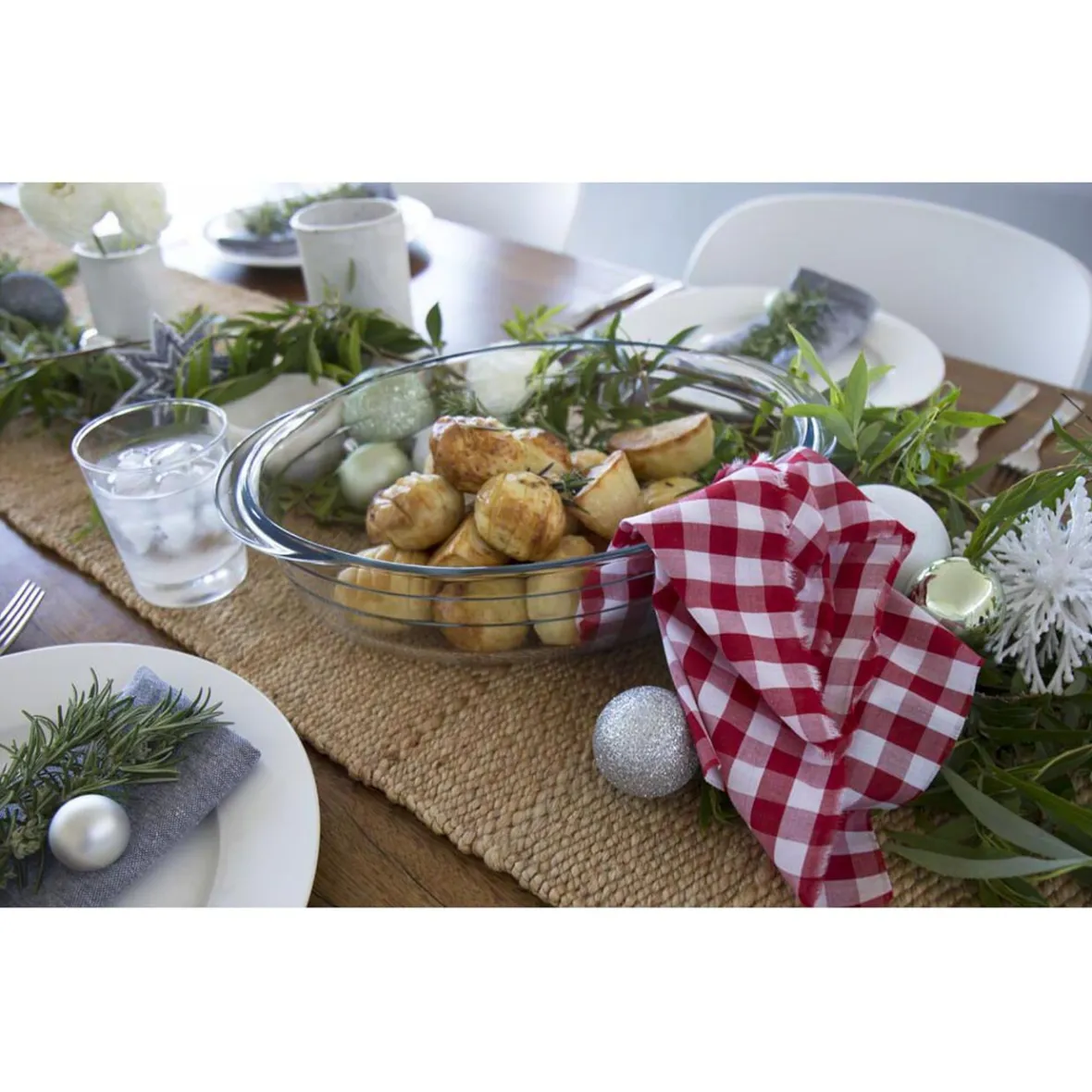 Gifi Cuisson^Cocotte ovale en verre transparent 4 L