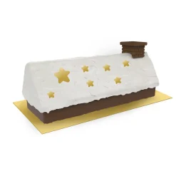 Gifi Cuisson^Coffret création de bûche de Noël chaumière
