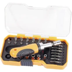 Coffret de tournevis à cliquet et douille 30 pièces^Gifi Hot