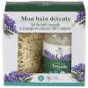 Coffret Mességué sel de bain lavande et éponge chanvre 100% naturel^Gifi Discount