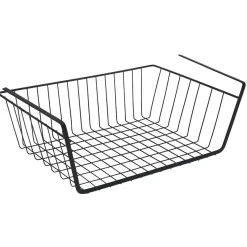 Gifi Rangement De Cuisine^Corbeille à suspendre métal noir x2