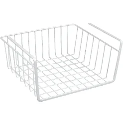 Gifi Rangement De Cuisine^Corbeille blanche à suspendre Metaltex