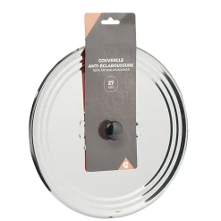Gifi Cuisson^Couvercle anti éclaboussures en inox ø 28 cm