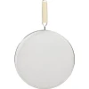Gifi Cuisson^Couvercle anti éclaboussures écran inox et bambou Ø29cm