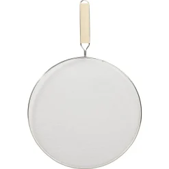 Gifi Cuisson^Couvercle anti éclaboussures écran inox et bambou Ø29cm