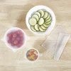 Gifi Cuisson^Couvercle extensible en silicone transparent x3