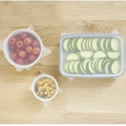 Gifi Cuisson^Couvercle extensible en silicone transparent x3