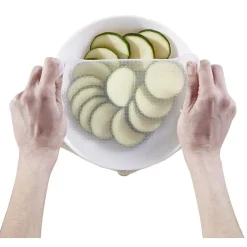 Gifi Cuisson^Couvercle extensible en silicone transparent x3