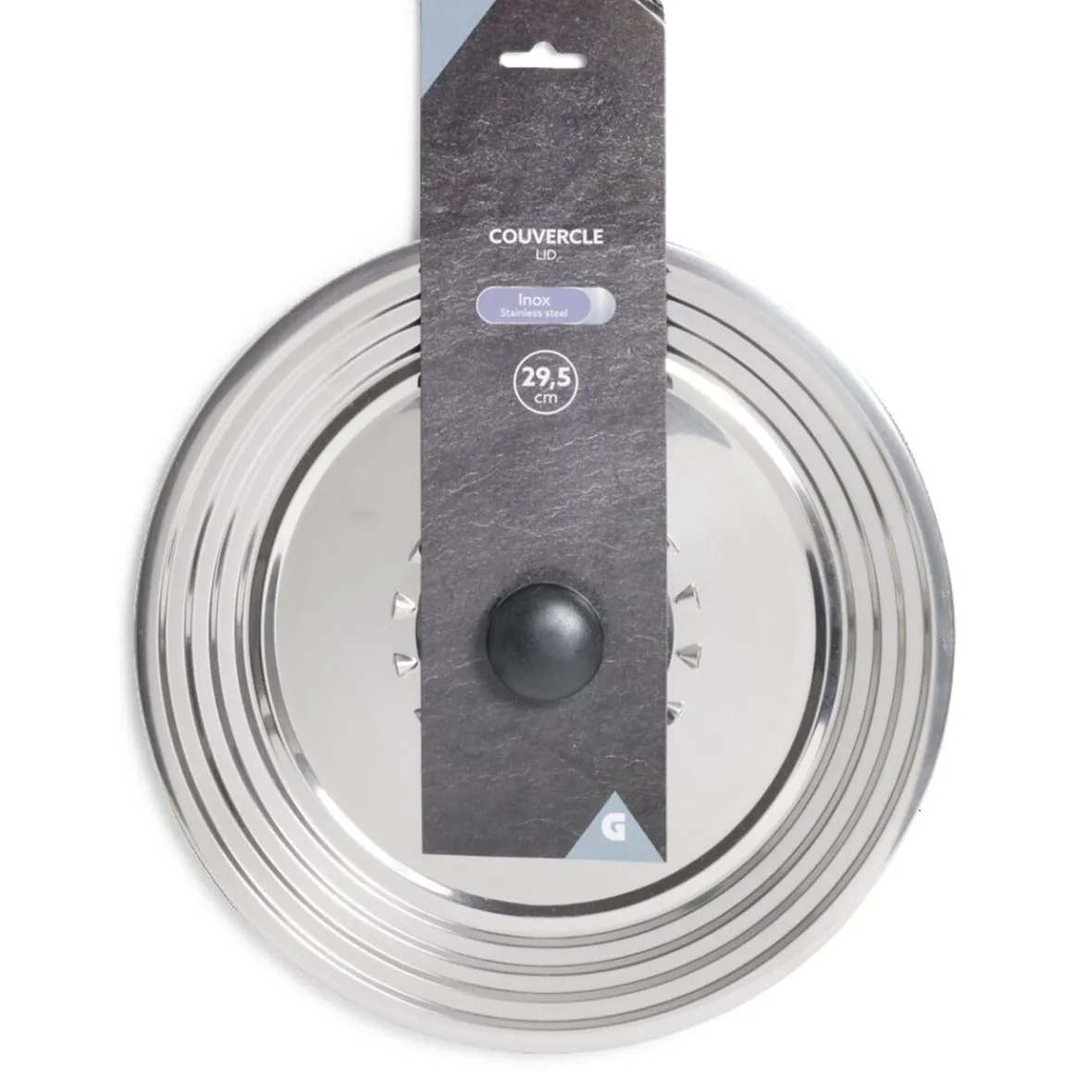 Gifi Cuisson^Couvercle inox Ø29,5cm