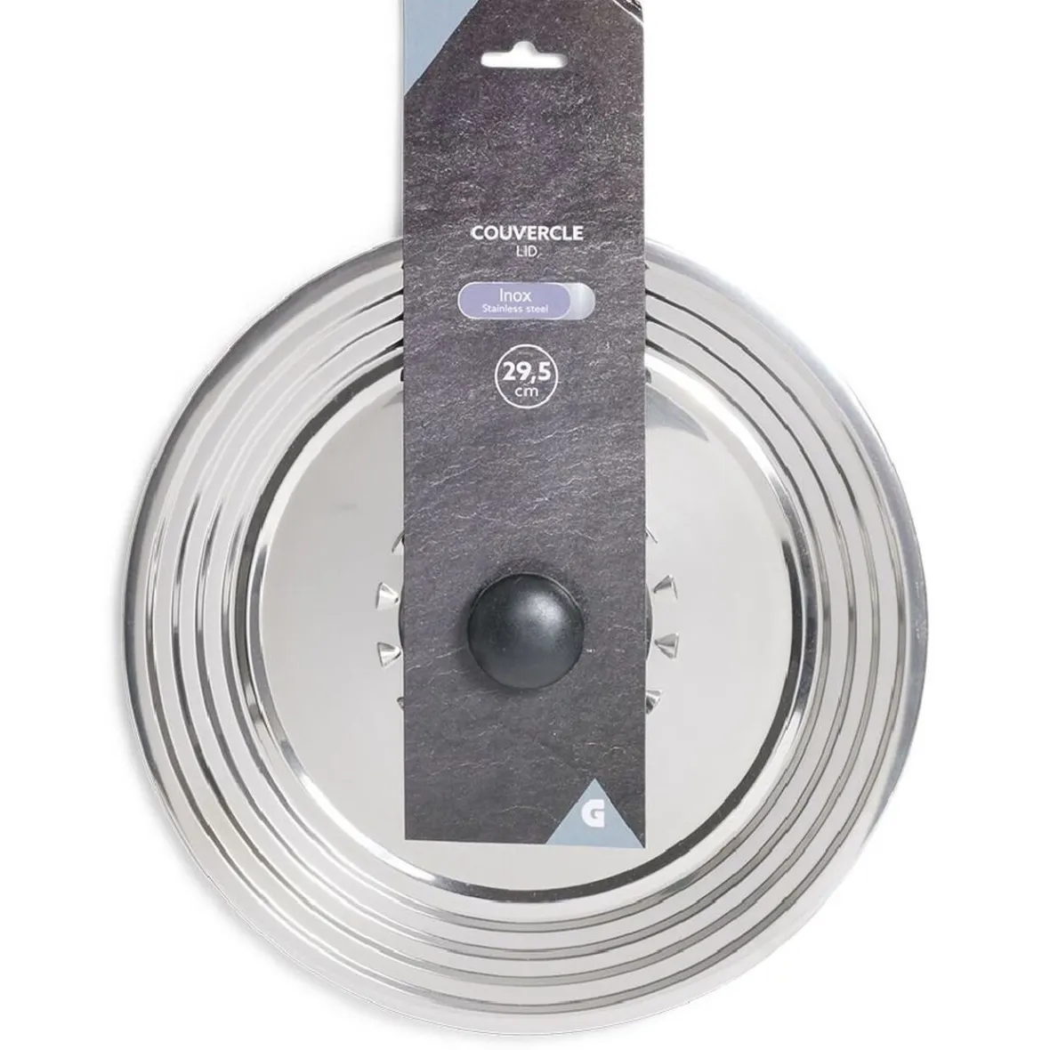 Gifi Cuisson^Couvercle inox Ø29,5cm