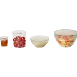 Gifi Cuisson^Couvercle silicone extensible blanc transparent x4