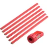 Crayon rouge Suki bricolage menuisier avec taille crayon^Gifi Sale
