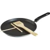 Gifi Cuisson^Crêpière grise et noire avec ustensiles