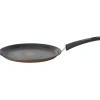 Gifi Cuisson^Crêpière Tefal aluminium anti adhérente thermosignal marron Ø 25 cm