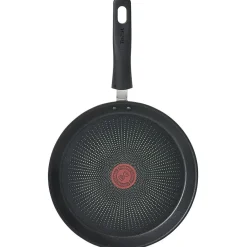 Gifi Cuisson^Crêpière Tefal aluminium anti adhérente thermosignal marron Ø 25 cm