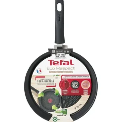 Gifi Cuisson^Crêpière Tefal aluminium anti adhérente thermosignal marron Ø 25 cm
