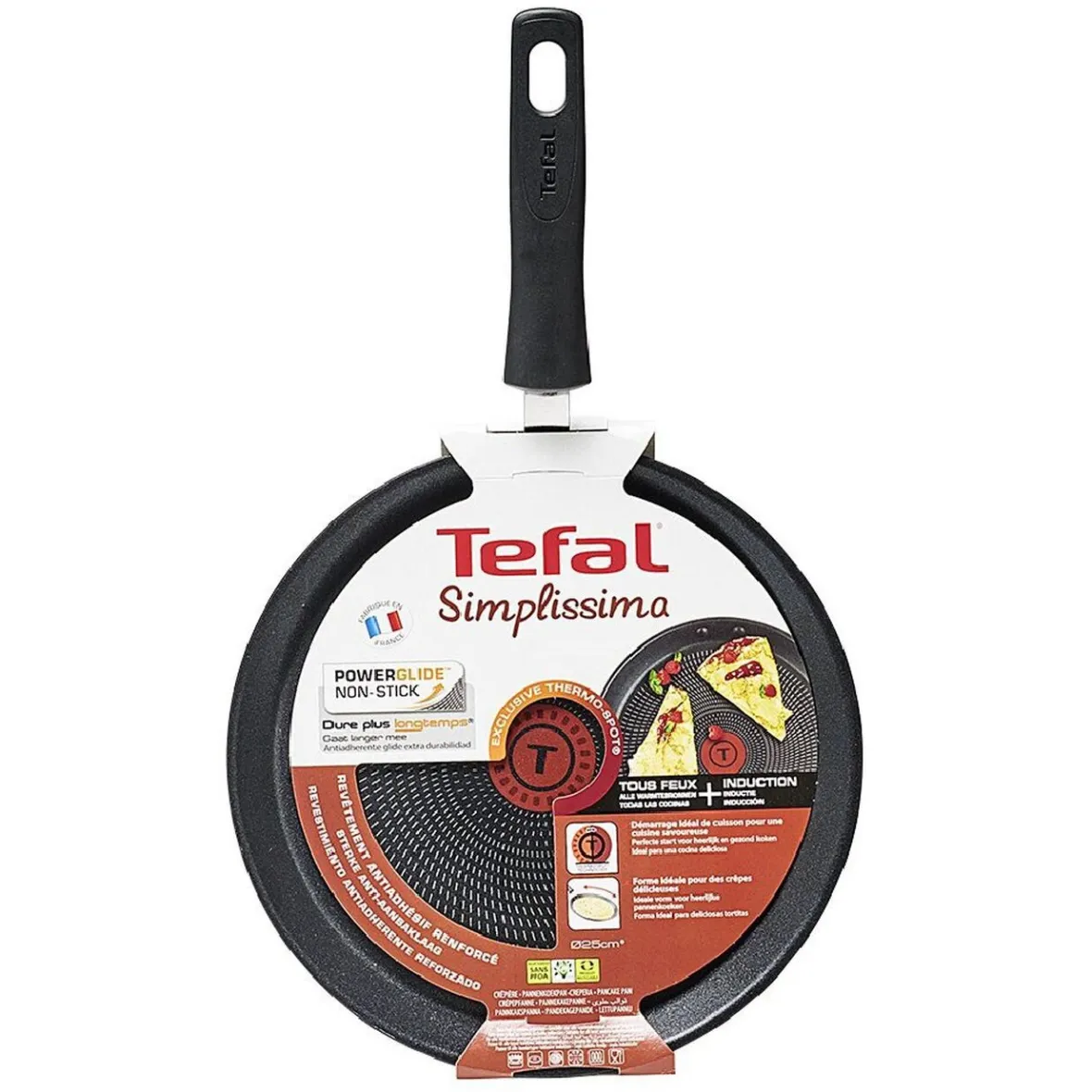 Gifi Cuisson^Crêpière Tefal revêtement antiadhésif renforcé