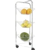 Gifi Rangement De Cuisine^Desserte 3 étages argenté