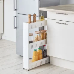 Gifi Rangement De Cuisine^Desserte de cuisine étroite à 3 niveaux