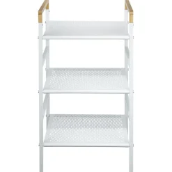 Desserte de salle de bains 3 niveaux métal blanc^Gifi Clearance