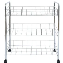 Gifi Rangement De Cuisine^Desserte en métal 3 niveaux - 35,5xH66,5x26cm