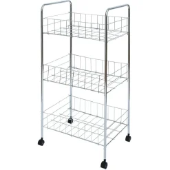Gifi Rangement De Cuisine^Desserte en métal 3 niveaux - 35,5xH66,5x26cm